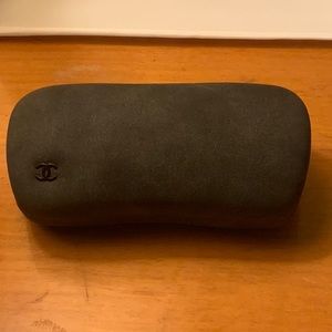 Chanel metallic sunglass case